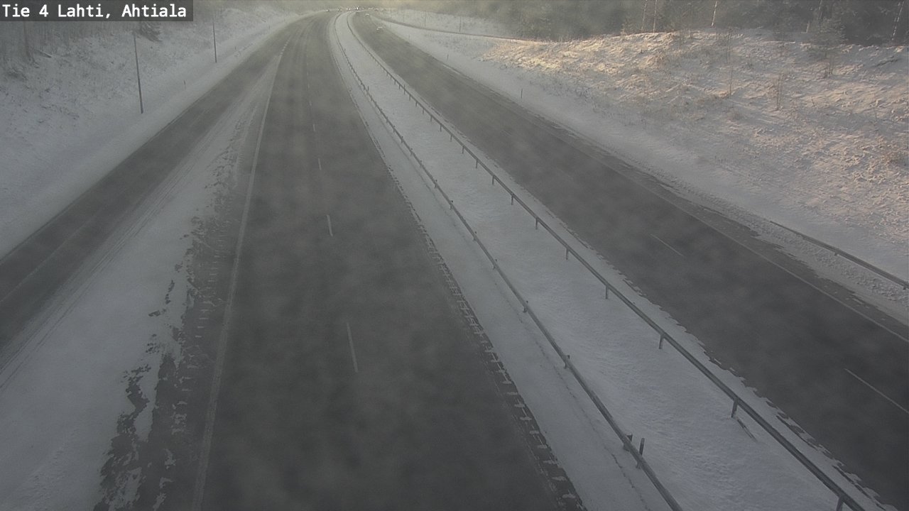 Weather Camera Image Väg 4 Lahti,, Lahti, Päijät-Häme