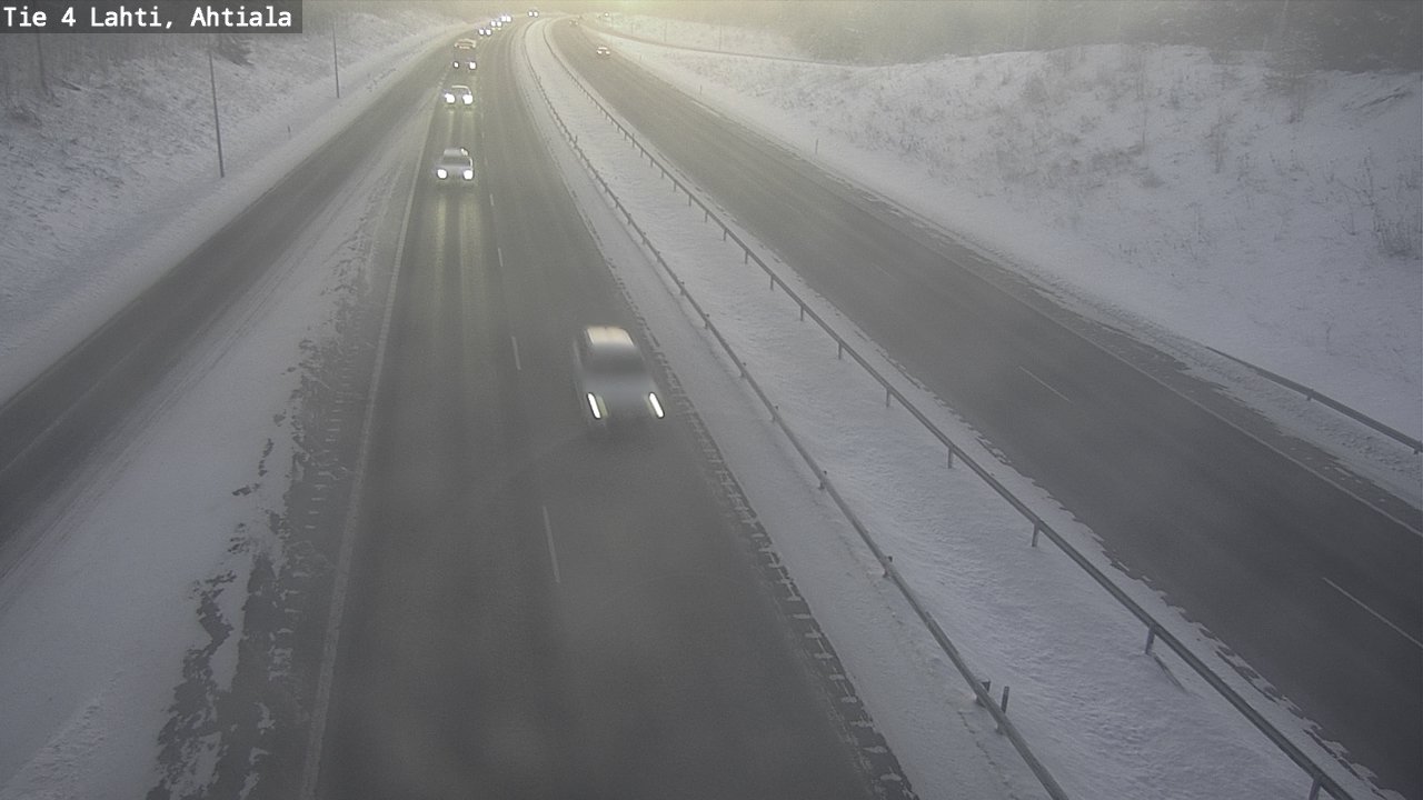 Weather Camera Image Väg 4 Lahti,, Lahti, Päijät-Häme