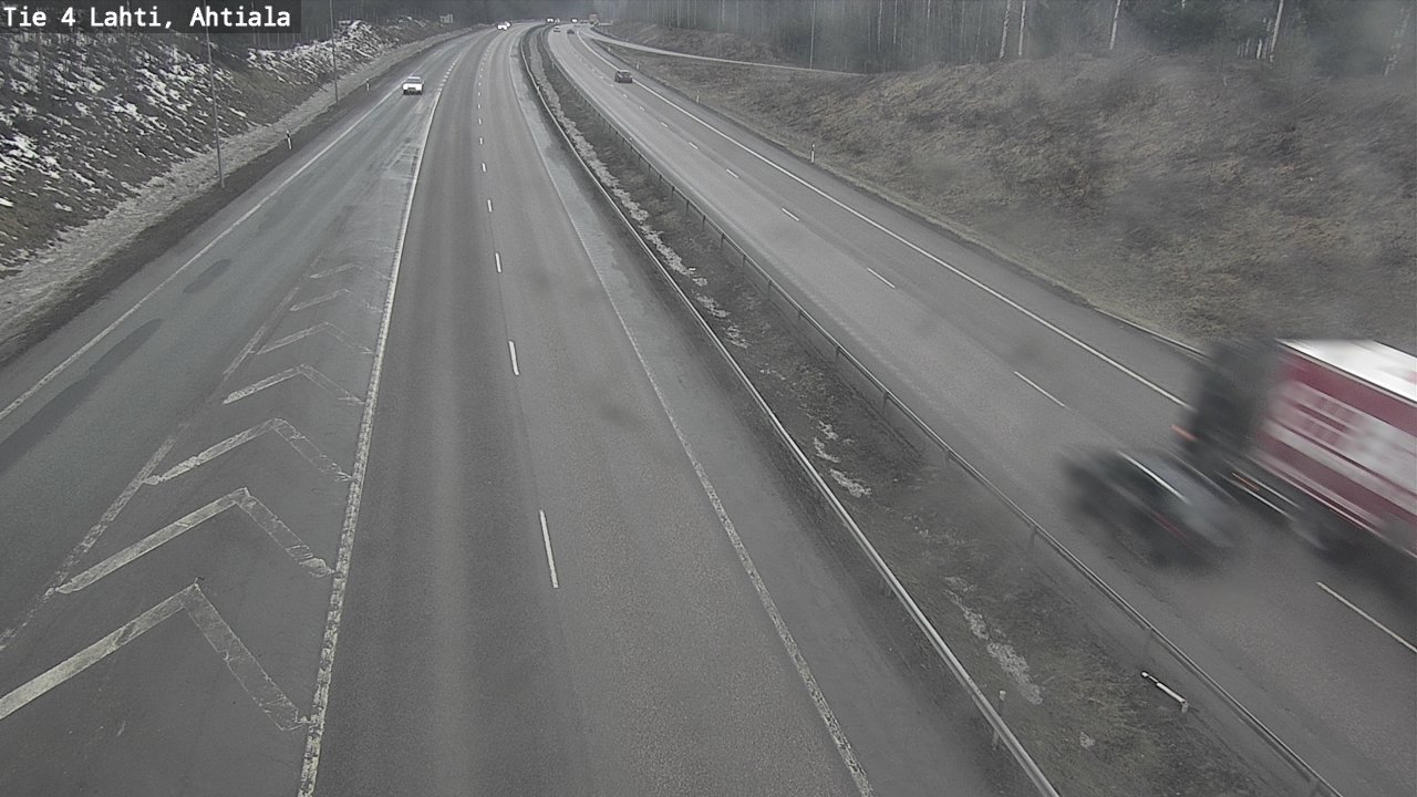 Weather Camera Image Väg 4 Lahti,, Lahti, Päijät-Häme