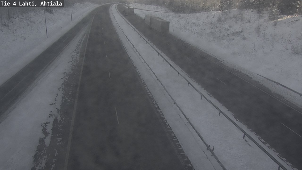 Weather Camera Image Väg 4 Lahti,, Lahti, Päijät-Häme