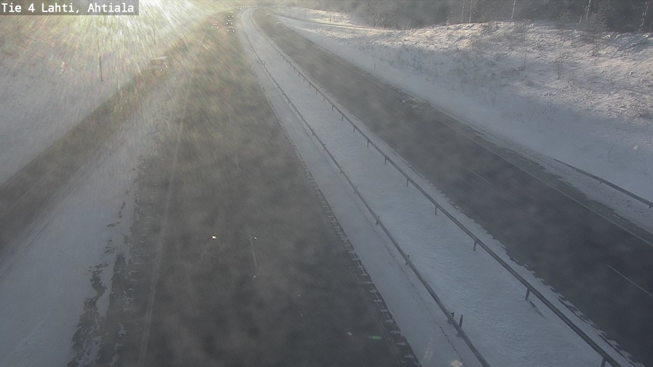 Weather Camera Image Väg 4 Lahti,, Lahti, Päijät-Häme