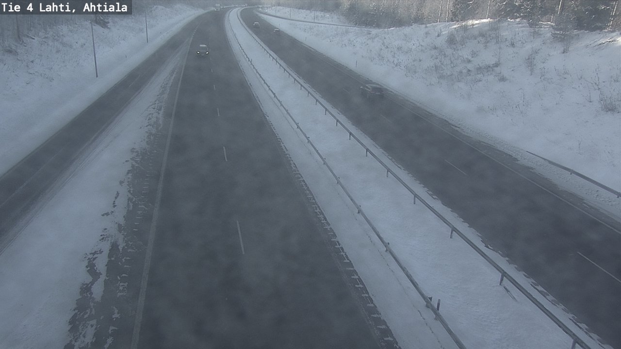 Weather Camera Image Väg 4 Lahti,, Lahti, Päijät-Häme