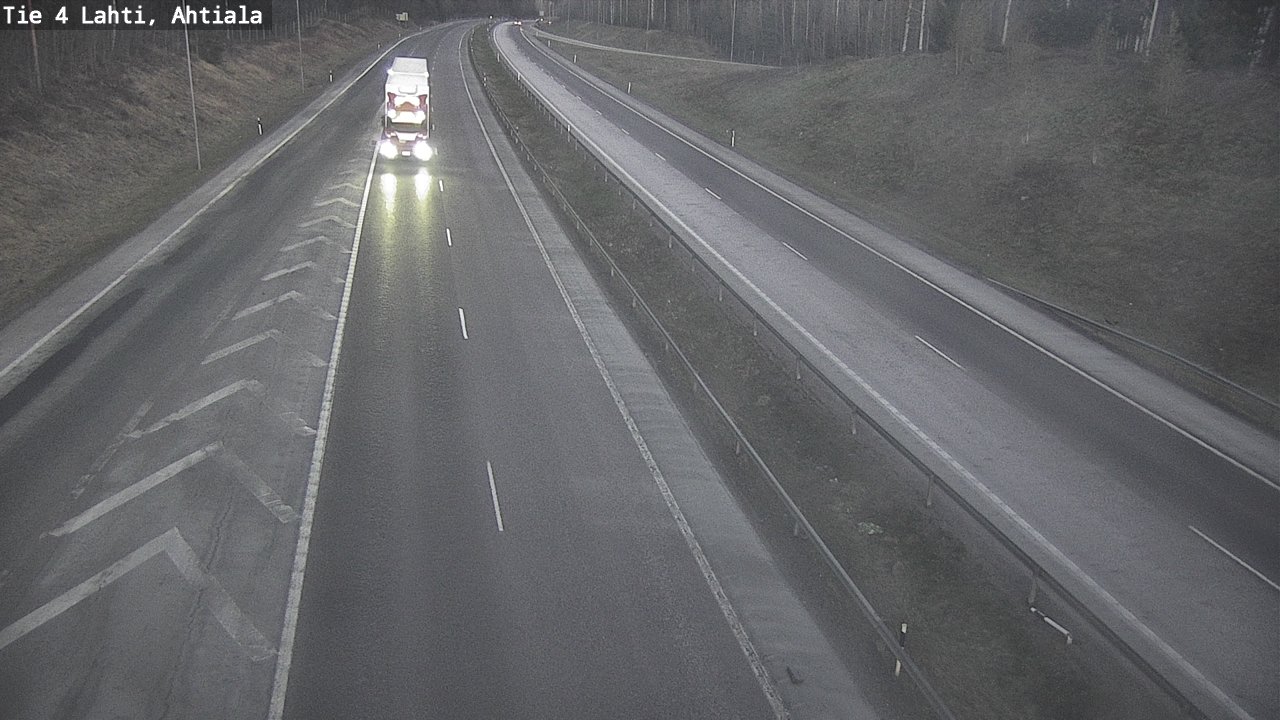 Weather Camera Image Väg 4 Lahti,, Lahti, Päijät-Häme