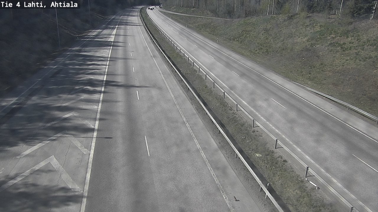 Weather Camera Image Road 4 Lahti, Ahtiala, Lahti, Päijät-Häme