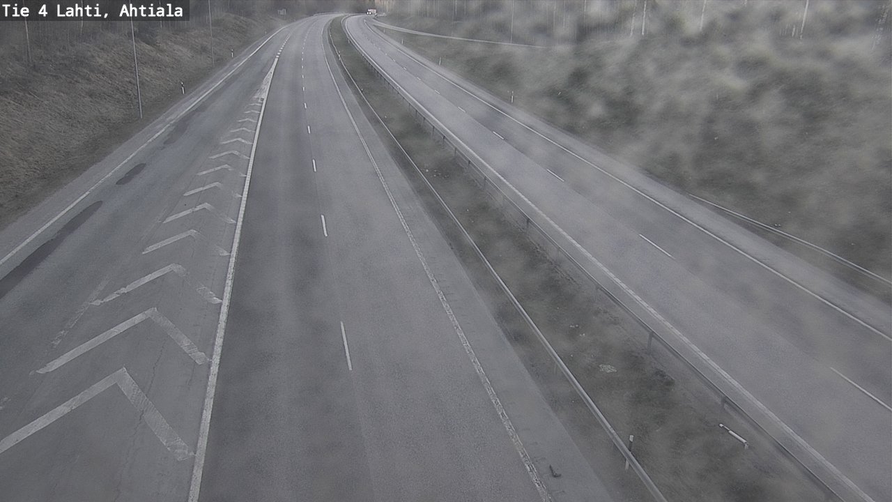 Weather Camera Image Väg 4 Lahti,, Lahti, Päijät-Häme