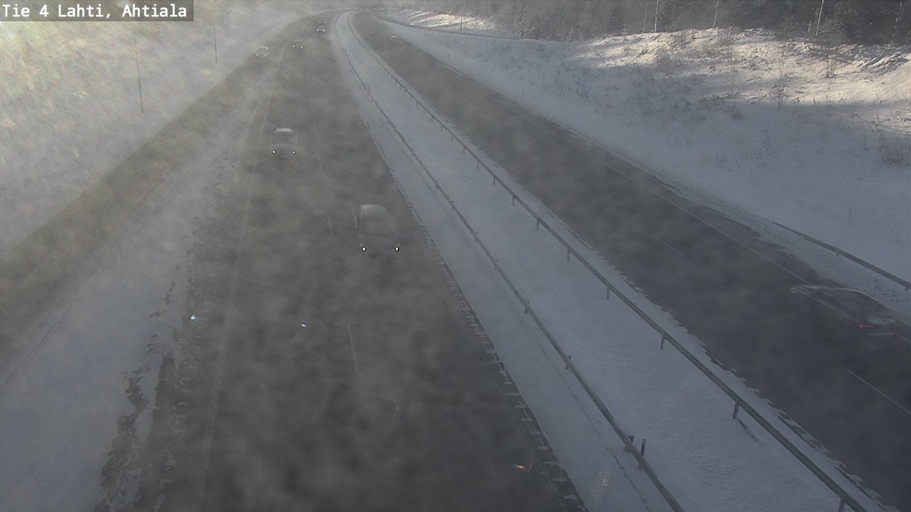 Weather Camera Image Väg 4 Lahti,, Lahti, Päijät-Häme