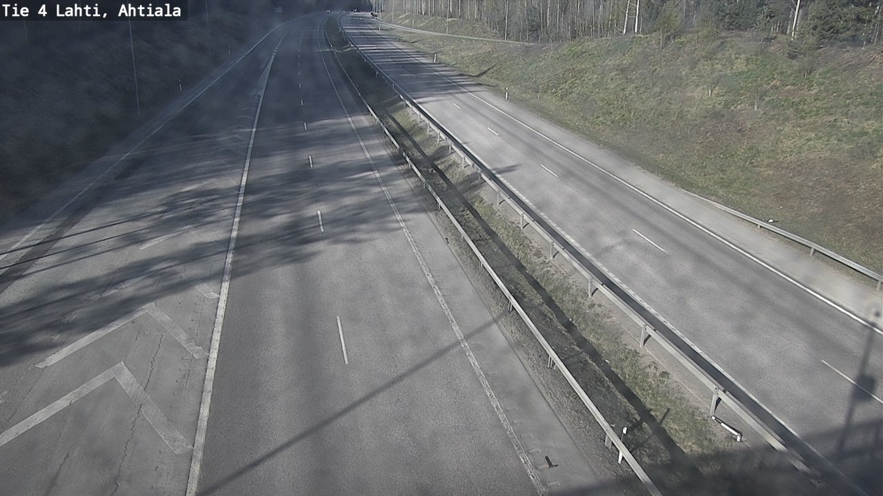 Weather Camera Image Road 4 Lahti, Ahtiala, Lahti, Päijät-Häme