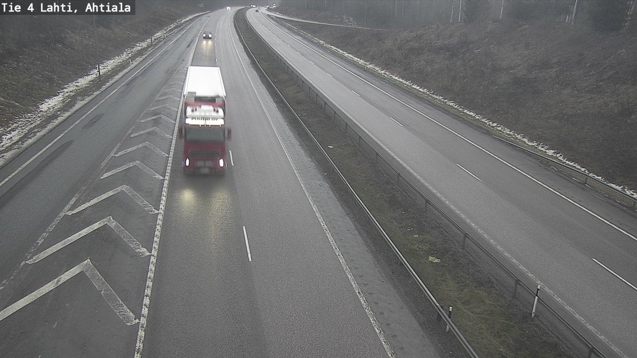 Weather Camera Image Väg 4 Lahti,, Lahti, Päijät-Häme