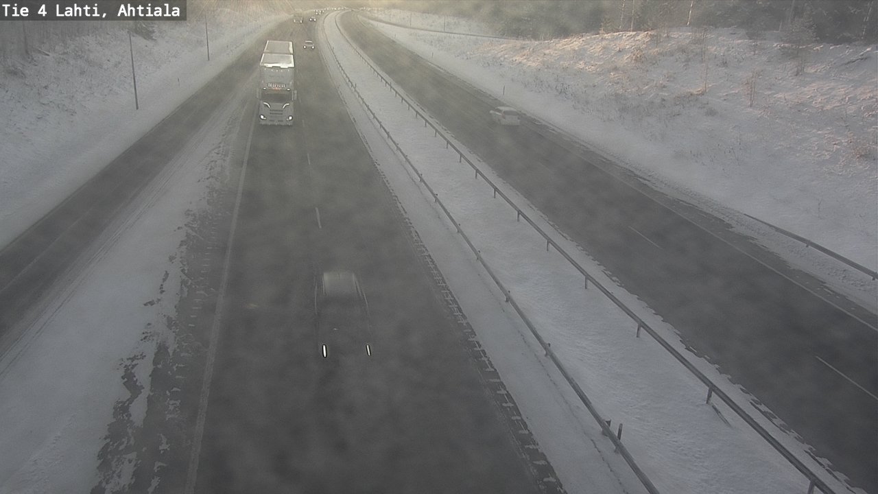 Weather Camera Image Väg 4 Lahti,, Lahti, Päijät-Häme