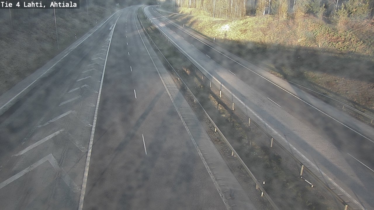 Weather Camera Image Väg 4 Lahti,, Lahti, Päijät-Häme