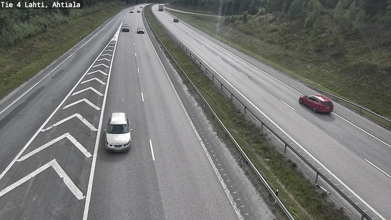 Weather Camera Image Väg 4 Lahti,, Lahti, Päijät-Häme