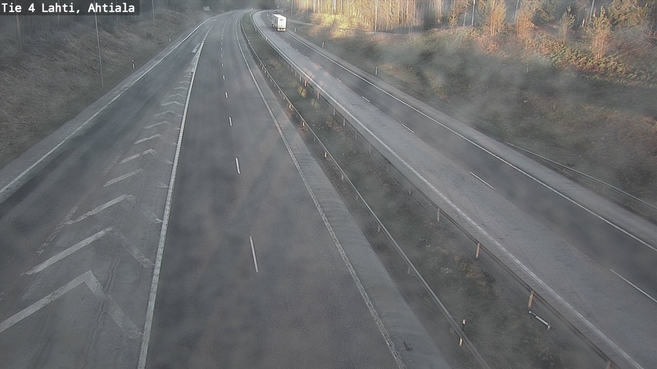 Weather Camera Image Väg 4 Lahti,, Lahti, Päijät-Häme