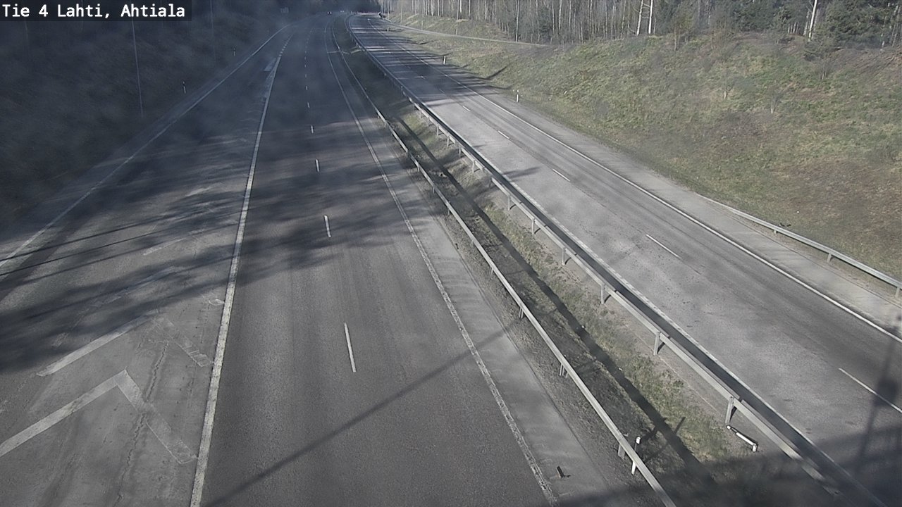 Weather Camera Image Väg 4 Lahti,, Lahti, Päijät-Häme