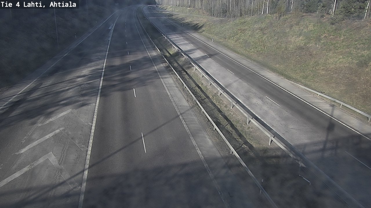 Weather Camera Image Väg 4 Lahti,, Lahti, Päijät-Häme