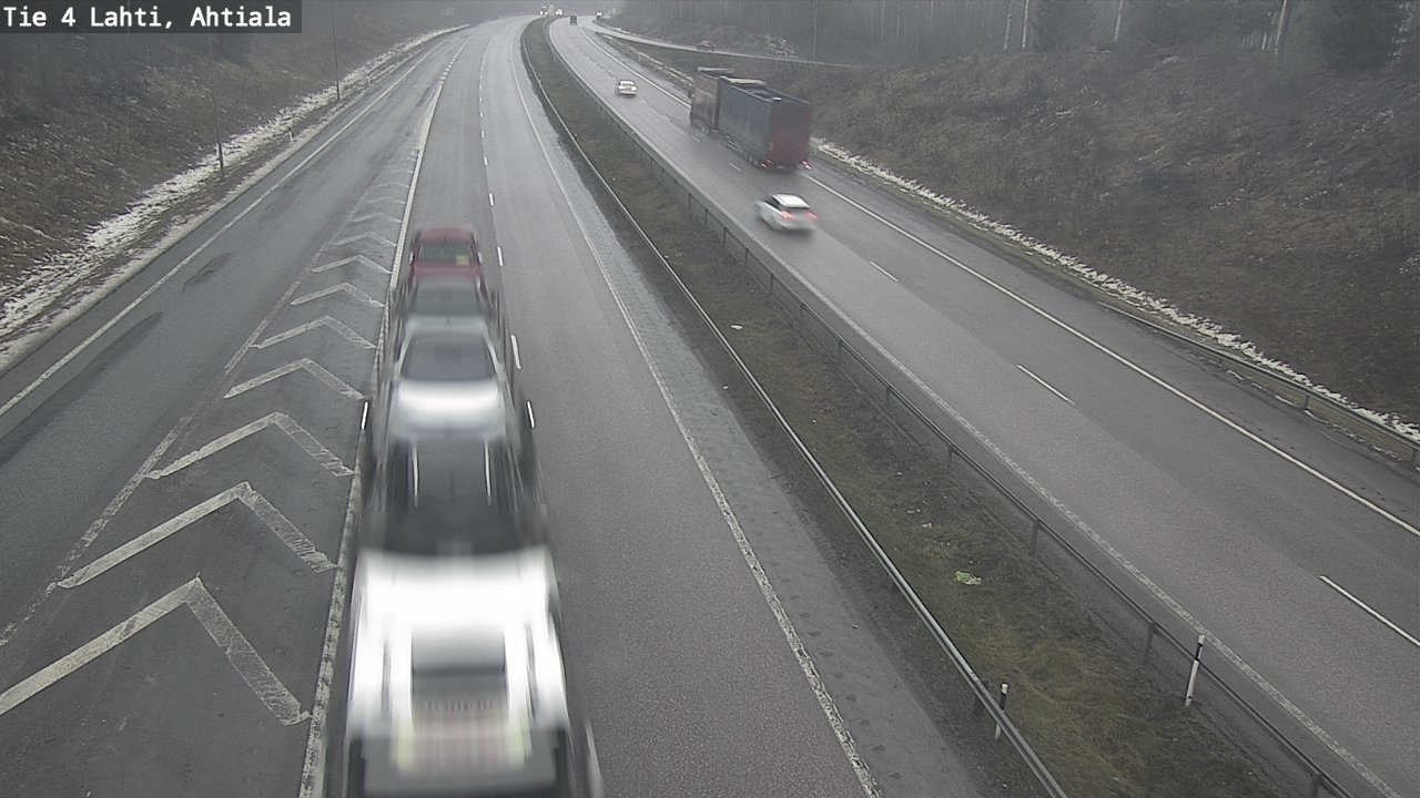 Weather Camera Image Väg 4 Lahti,, Lahti, Päijät-Häme