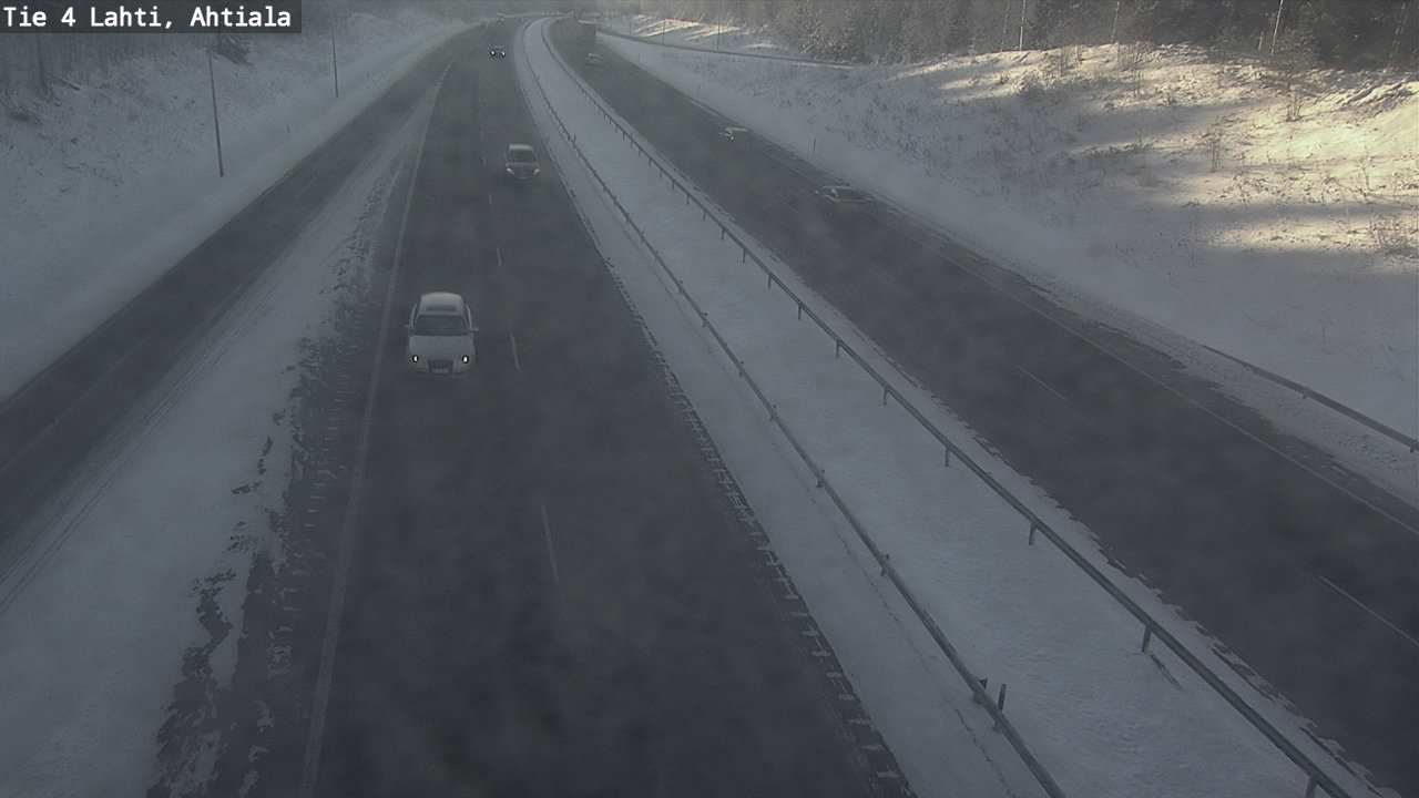 Weather Camera Image Väg 4 Lahti,, Lahti, Päijät-Häme