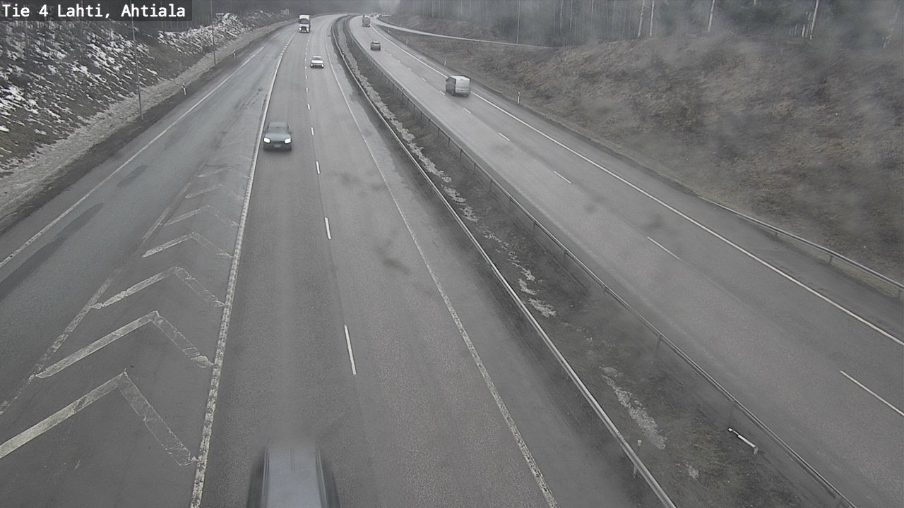 Weather Camera Image Väg 4 Lahti,, Lahti, Päijät-Häme