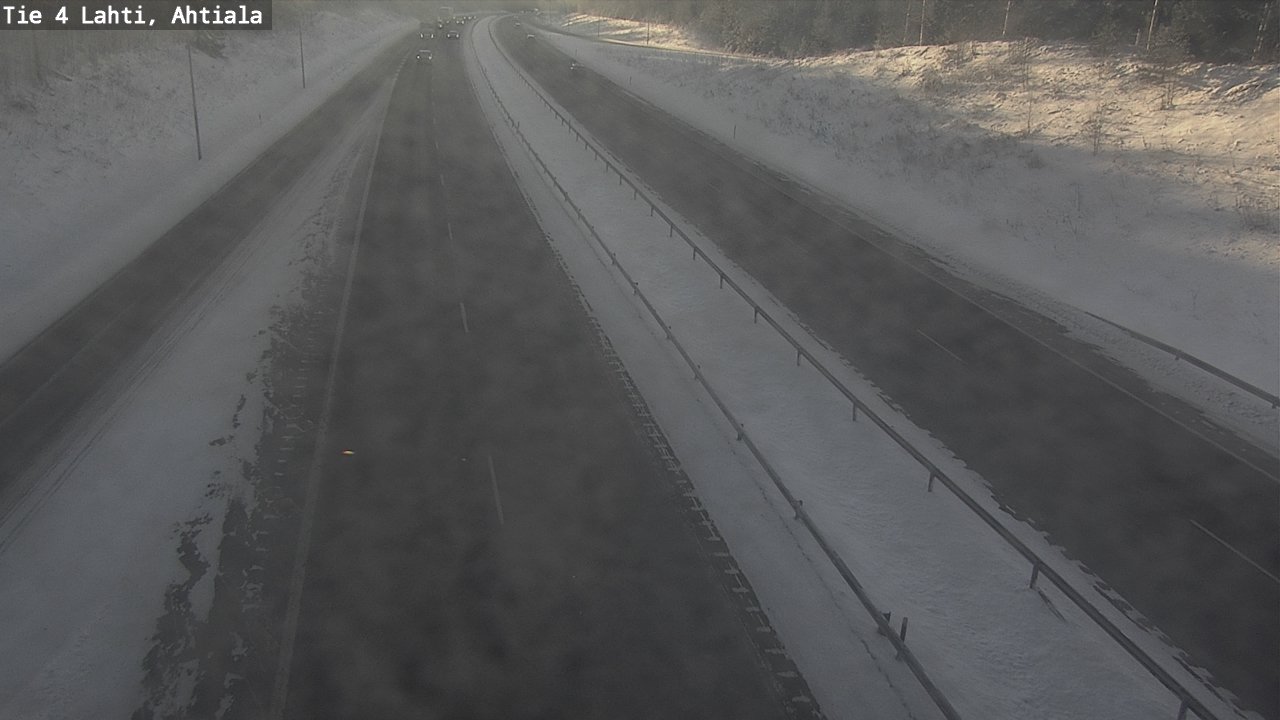 Weather Camera Image Väg 4 Lahti,, Lahti, Päijät-Häme