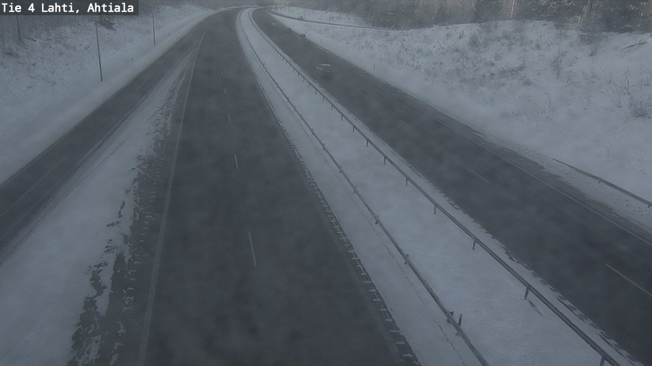 Weather Camera Image Väg 4 Lahti,, Lahti, Päijät-Häme