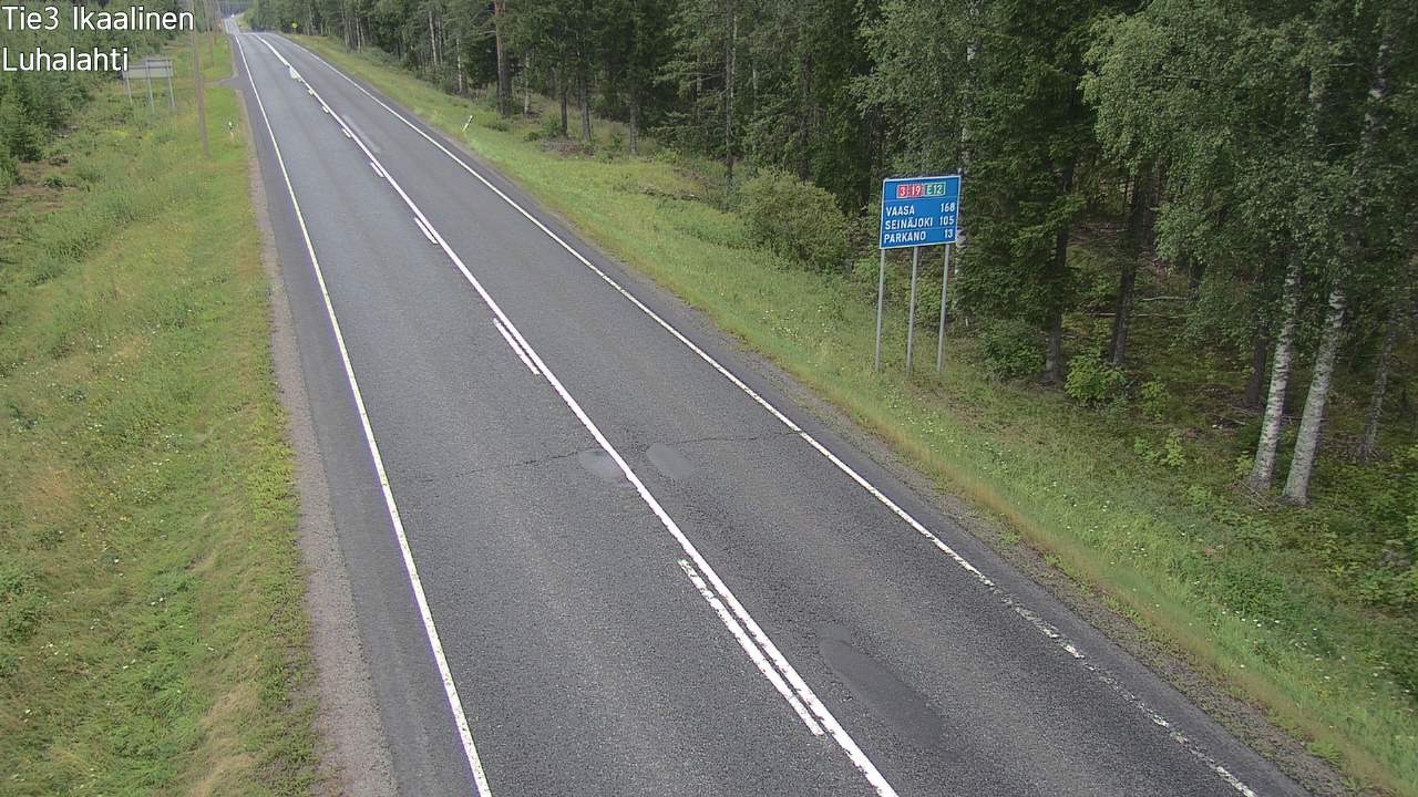 Weather Camera Image Road 3 Ikaalinen, Luhalahti, Ikaalinen, Pirkanmaa