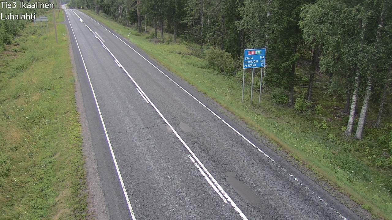 Weather Camera Image Road 3 Ikaalinen, Luhalahti, Ikaalinen, Pirkanmaa