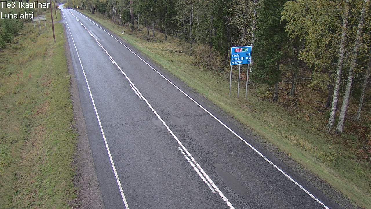 Weather Camera Image Road 3 Ikaalinen, Luhalahti, Ikaalinen, Pirkanmaa