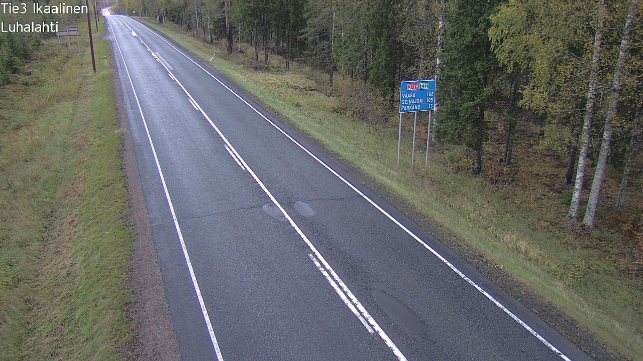 Weather Camera Image Road 3 Ikaalinen, Luhalahti, Ikaalinen, Pirkanmaa