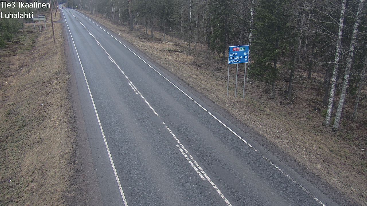 Weather Camera Image Road 3 Ikaalinen, Luhalahti, Ikaalinen, Pirkanmaa