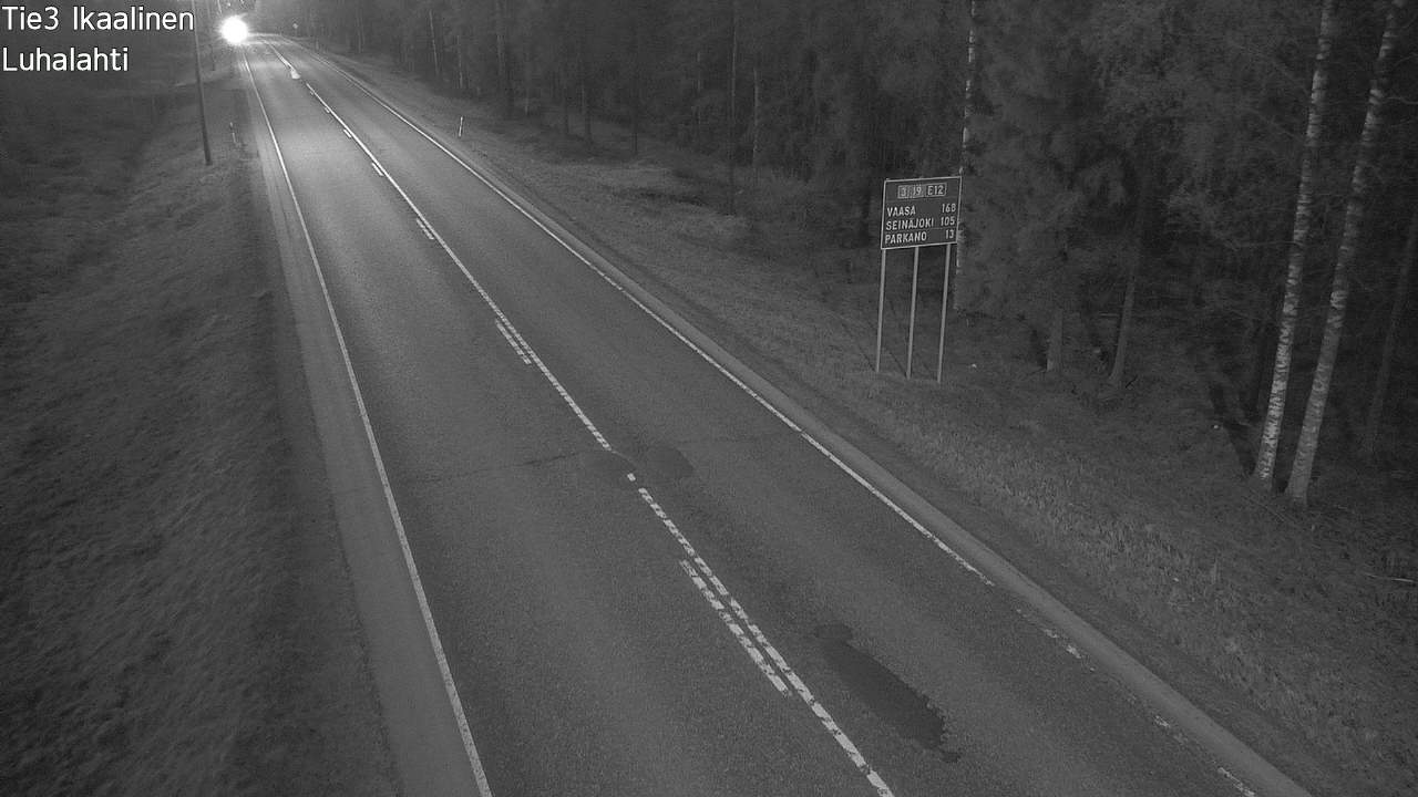 Weather Camera Image Road 3 Ikaalinen, Luhalahti, Ikaalinen, Pirkanmaa