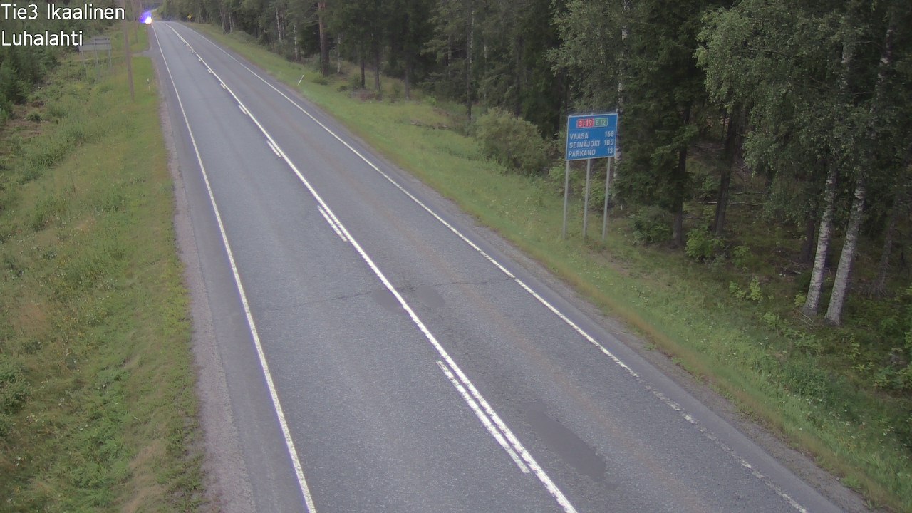 Weather Camera Image Road 3 Ikaalinen, Luhalahti, Ikaalinen, Pirkanmaa