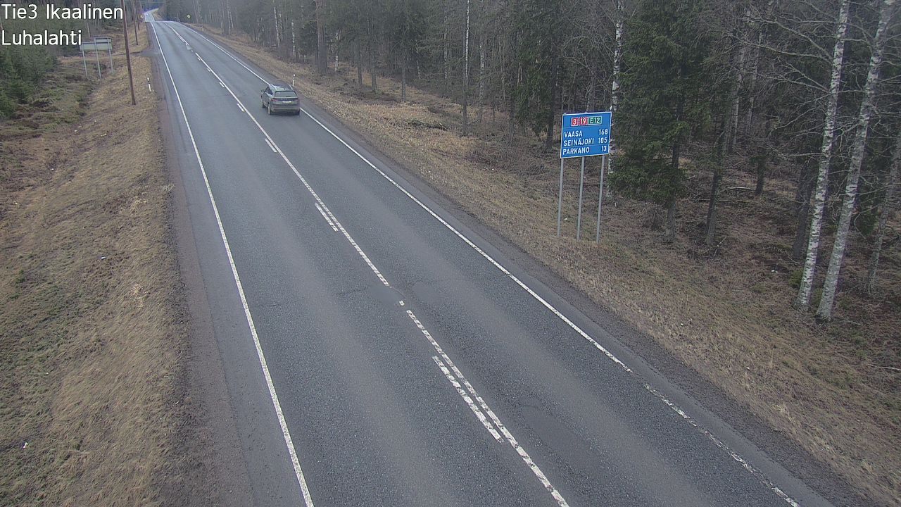 Weather Camera Image Road 3 Ikaalinen, Luhalahti, Ikaalinen, Pirkanmaa