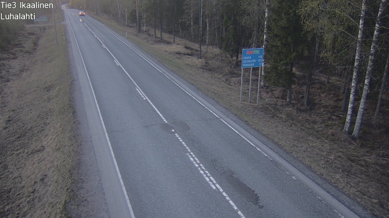 Weather Camera Image Road 3 Ikaalinen, Luhalahti, Ikaalinen, Pirkanmaa