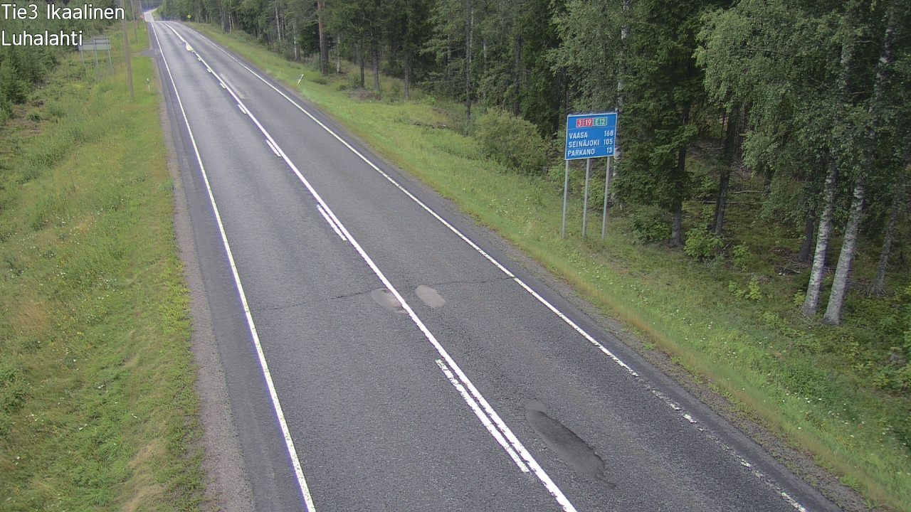 Weather Camera Image Road 3 Ikaalinen, Luhalahti, Ikaalinen, Pirkanmaa