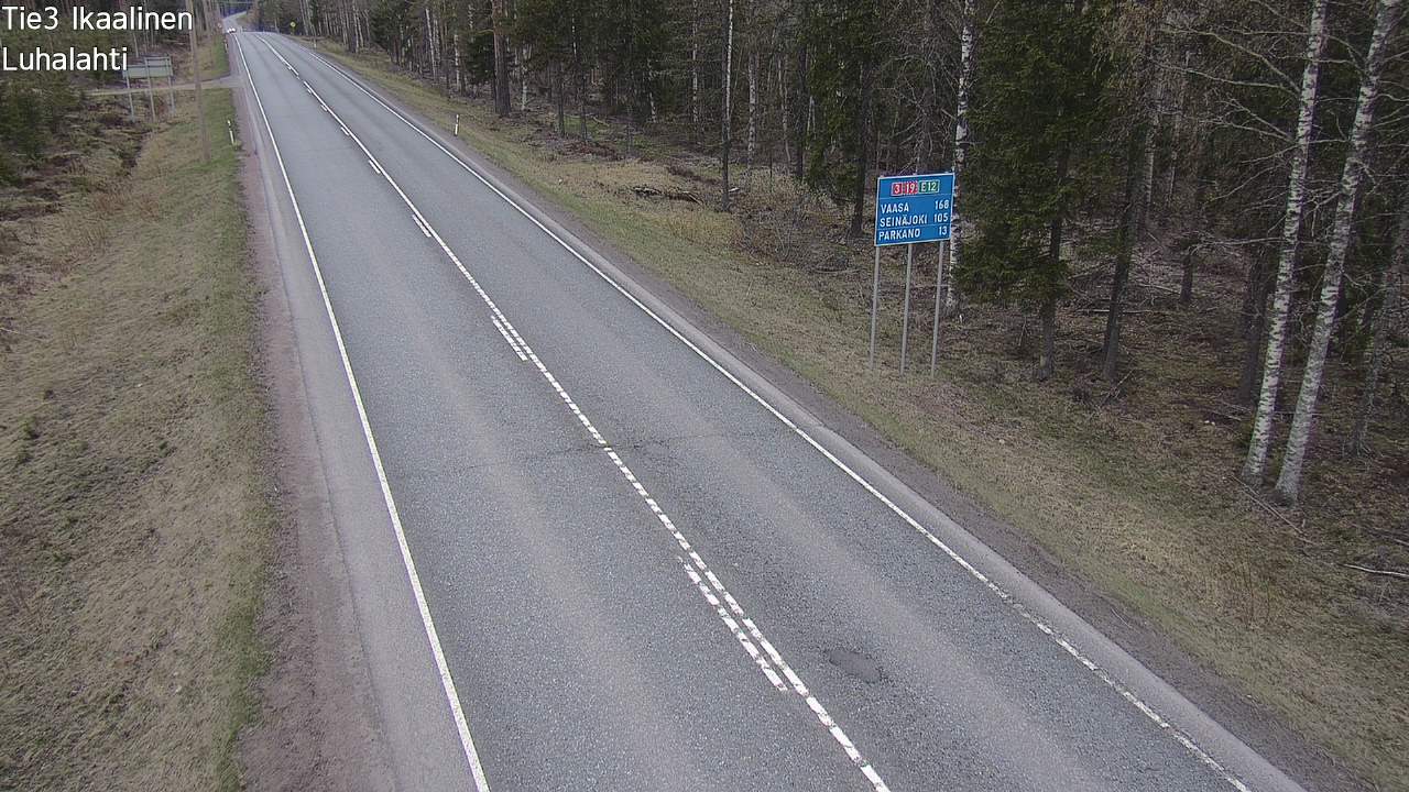Weather Camera Image Road 3 Ikaalinen, Luhalahti, Ikaalinen, Pirkanmaa