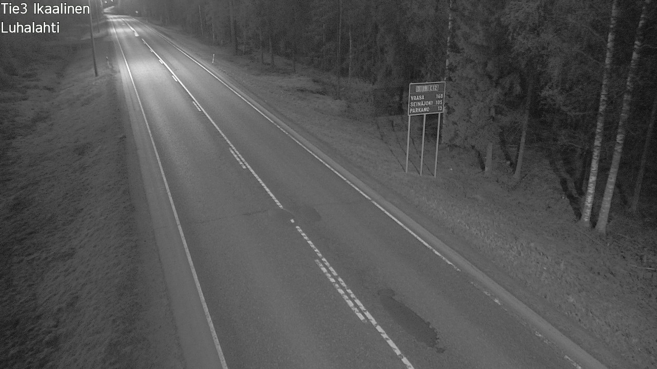 Weather Camera Image Road 3 Ikaalinen, Luhalahti, Ikaalinen, Pirkanmaa