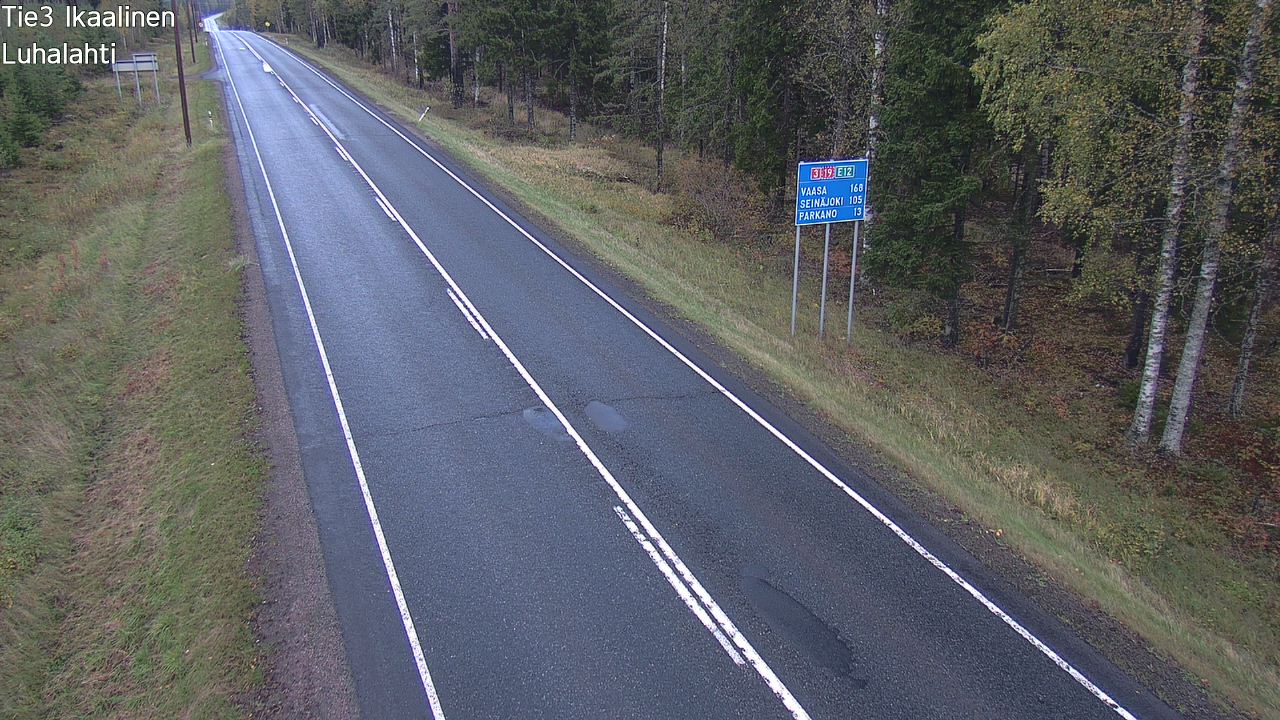 Weather Camera Image Road 3 Ikaalinen, Luhalahti, Ikaalinen, Pirkanmaa