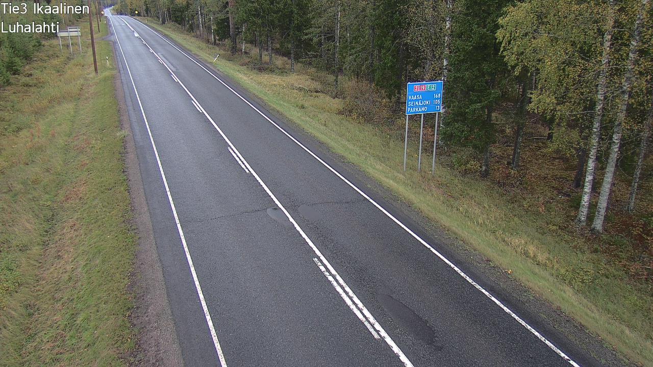 Weather Camera Image Road 3 Ikaalinen, Luhalahti, Ikaalinen, Pirkanmaa