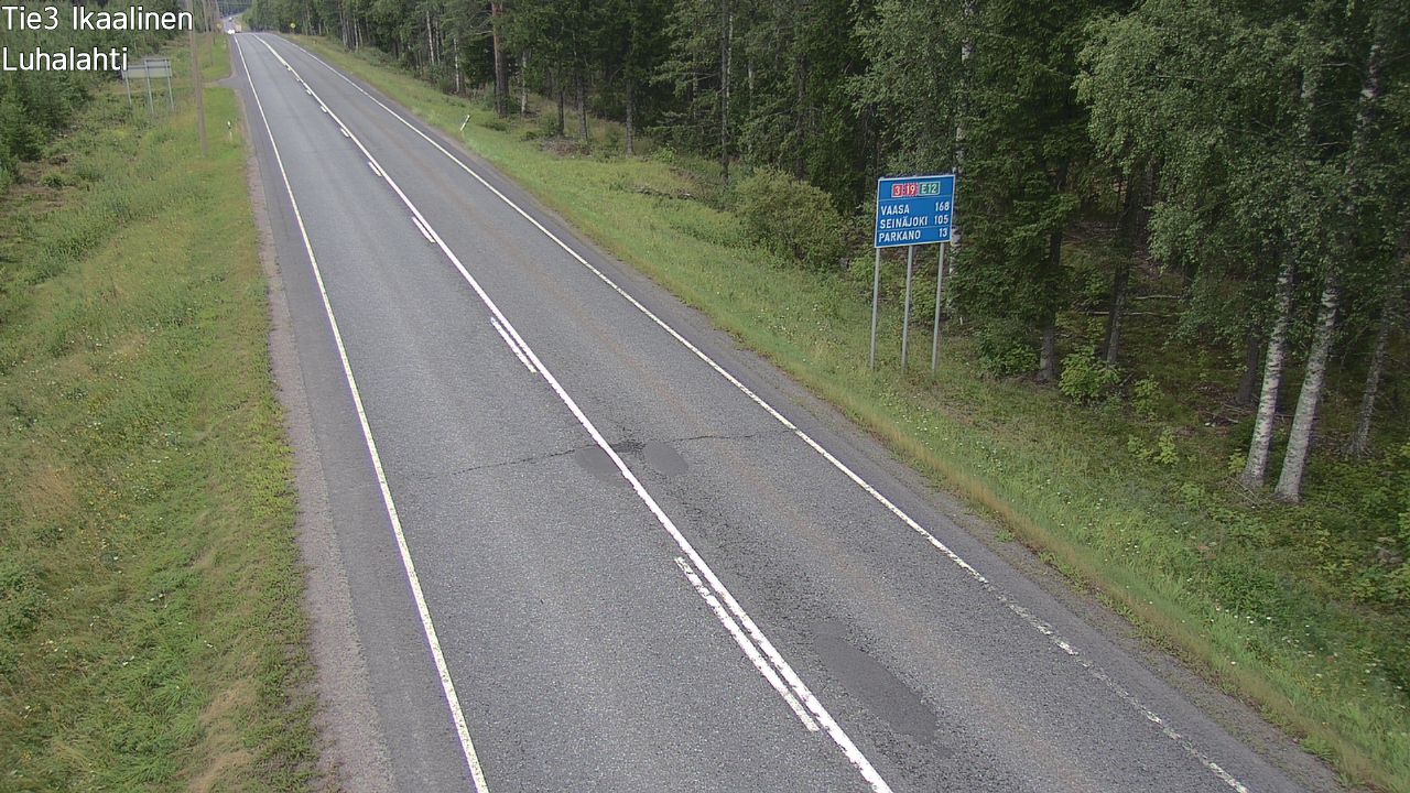 Weather Camera Image Road 3 Ikaalinen, Luhalahti, Ikaalinen, Pirkanmaa
