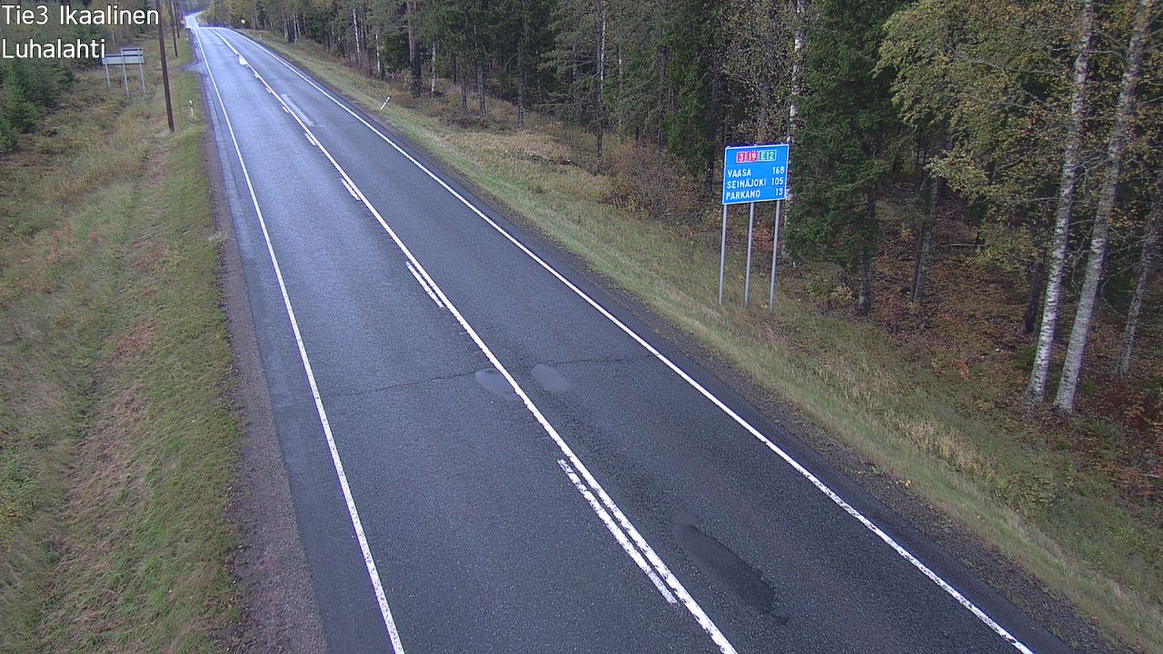 Weather Camera Image Road 3 Ikaalinen, Luhalahti, Ikaalinen, Pirkanmaa