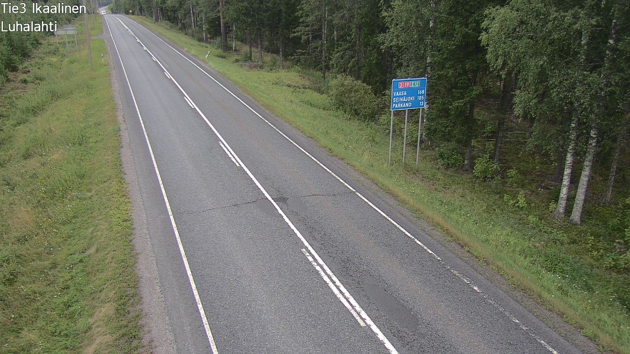 Weather Camera Image Road 3 Ikaalinen, Luhalahti, Ikaalinen, Pirkanmaa
