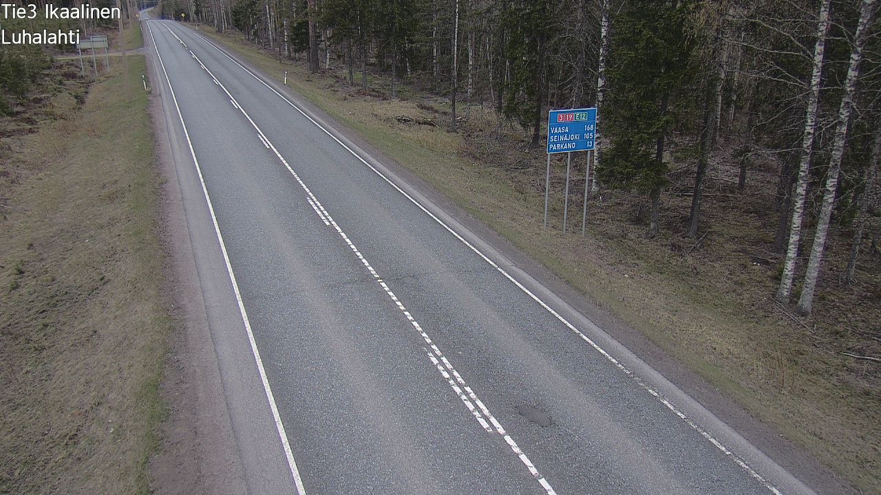Weather Camera Image Väg 3 Ikaalinen, Luhalahti, Ikaalinen, Pirkanmaa