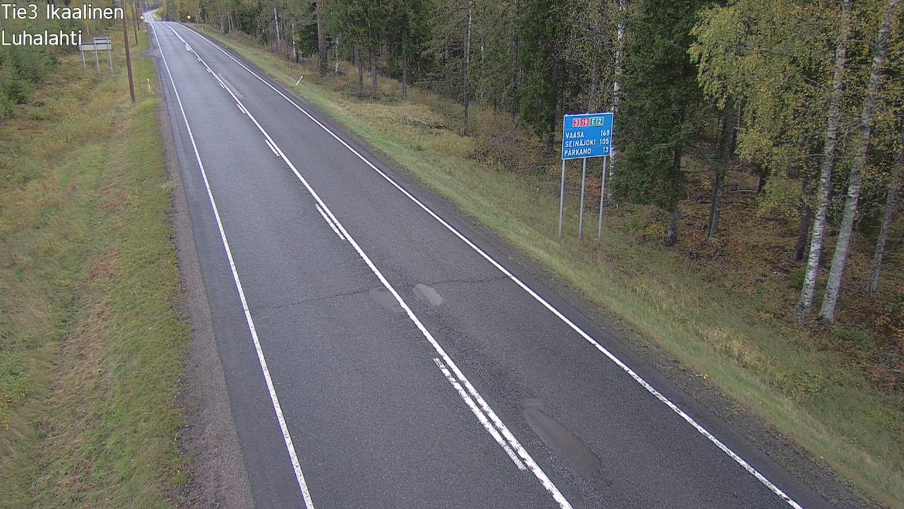 Weather Camera Image Road 3 Ikaalinen, Luhalahti, Ikaalinen, Pirkanmaa