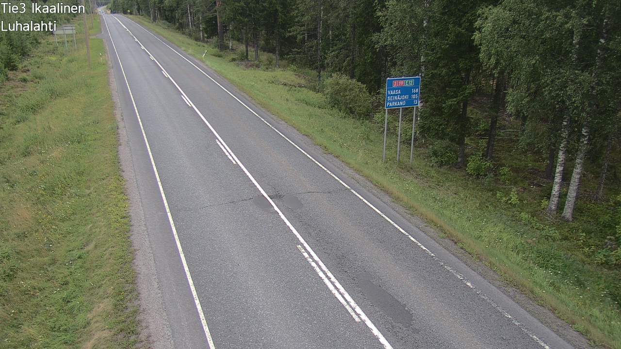 Weather Camera Image Road 3 Ikaalinen, Luhalahti, Ikaalinen, Pirkanmaa