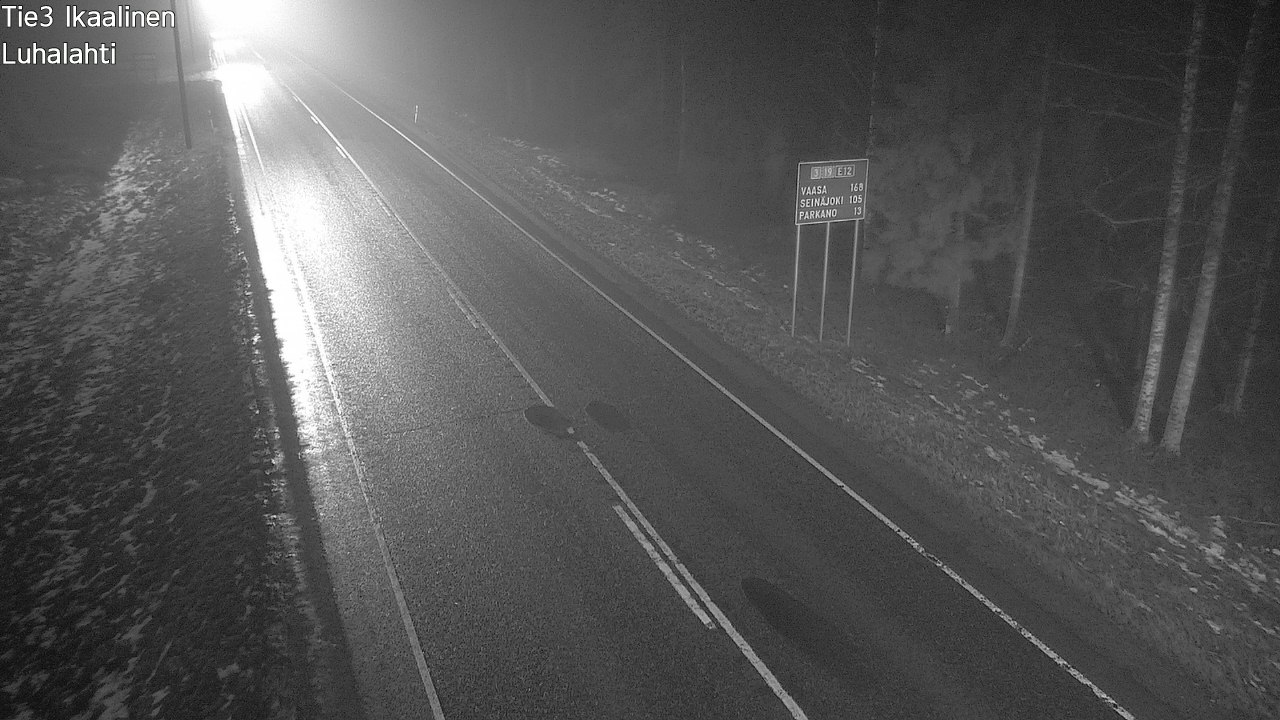 Weather Camera Image Road 3 Ikaalinen, Luhalahti, Ikaalinen, Pirkanmaa