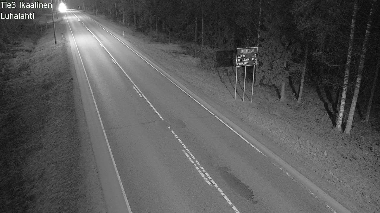 Weather Camera Image Road 3 Ikaalinen, Luhalahti, Ikaalinen, Pirkanmaa