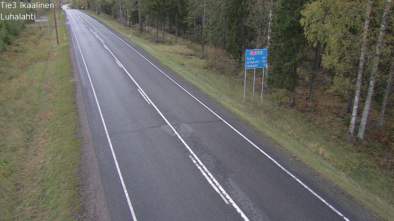 Weather Camera Image Road 3 Ikaalinen, Luhalahti, Ikaalinen, Pirkanmaa