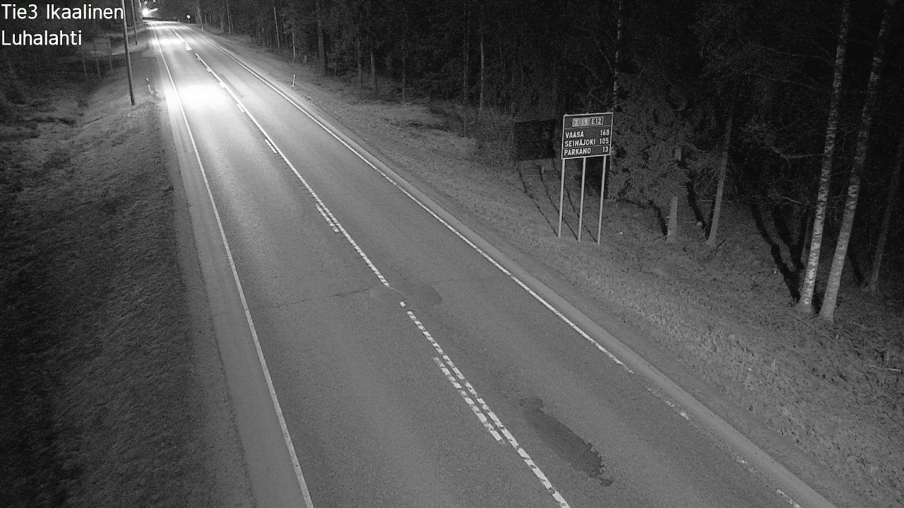 Weather Camera Image Väg 3 Ikaalinen, Luhalahti, Ikaalinen, Pirkanmaa