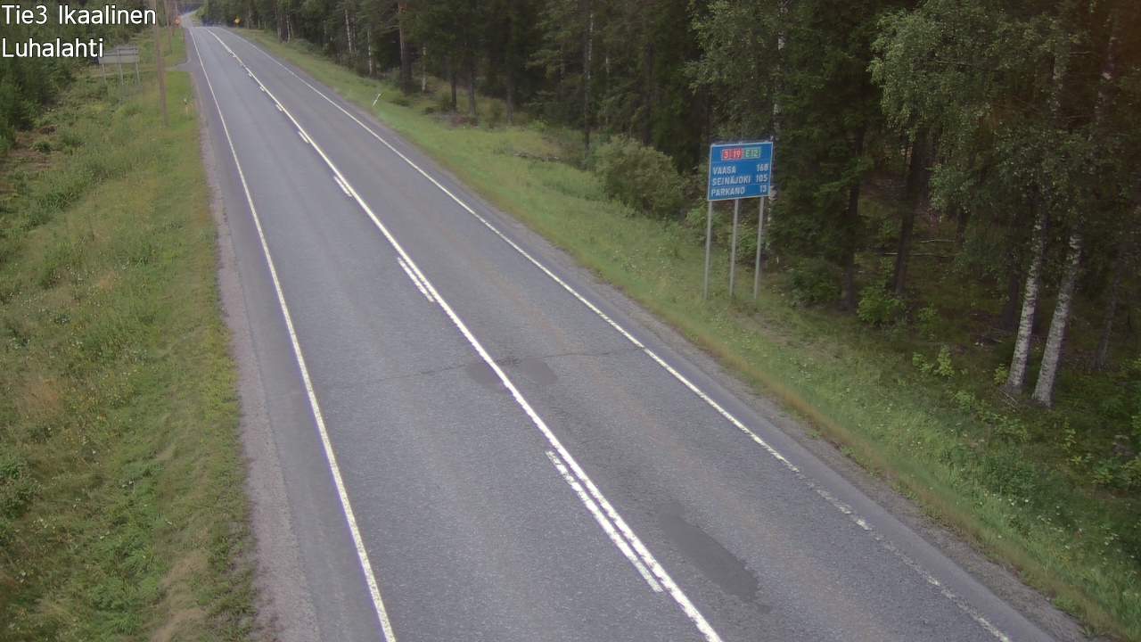 Weather Camera Image Road 3 Ikaalinen, Luhalahti, Ikaalinen, Pirkanmaa