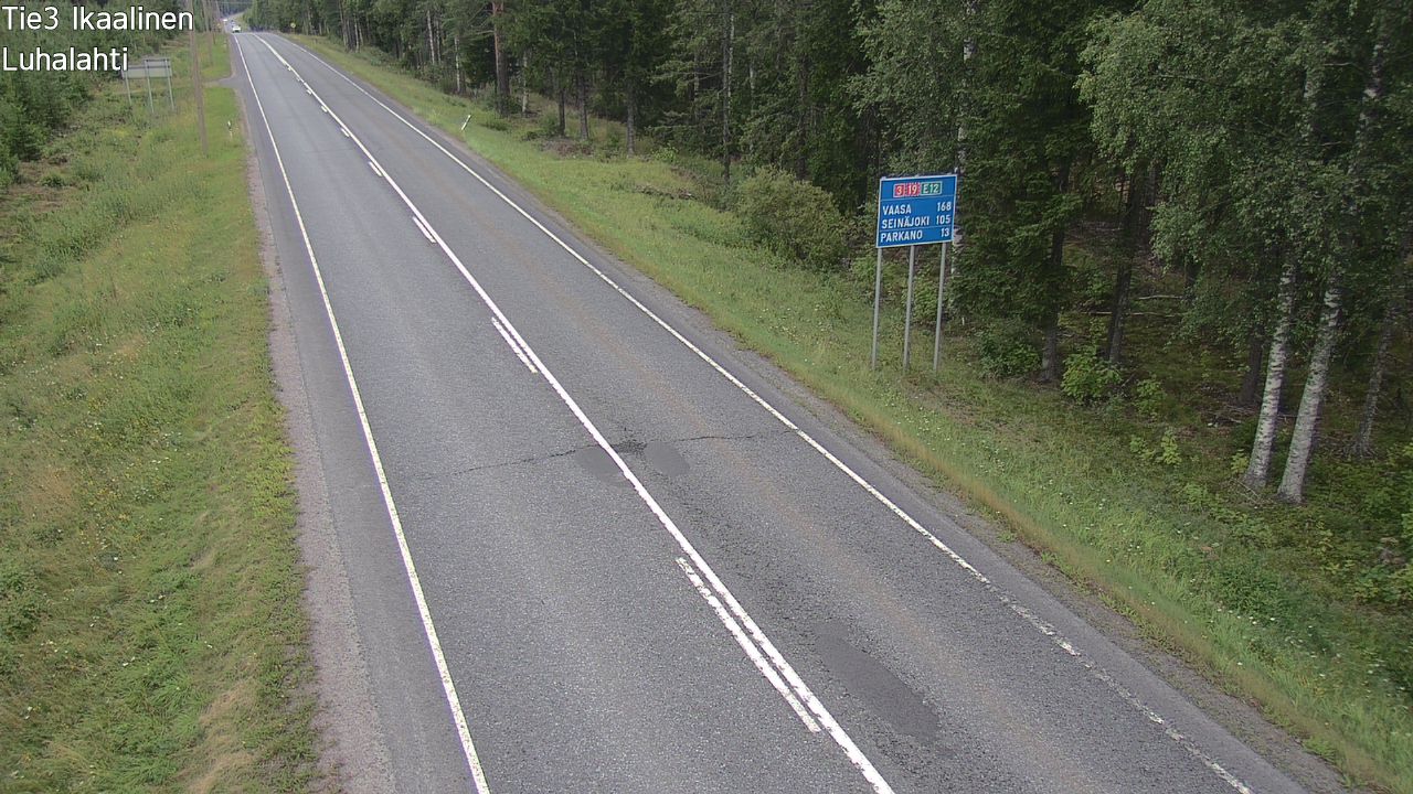 Weather Camera Image Road 3 Ikaalinen, Luhalahti, Ikaalinen, Pirkanmaa