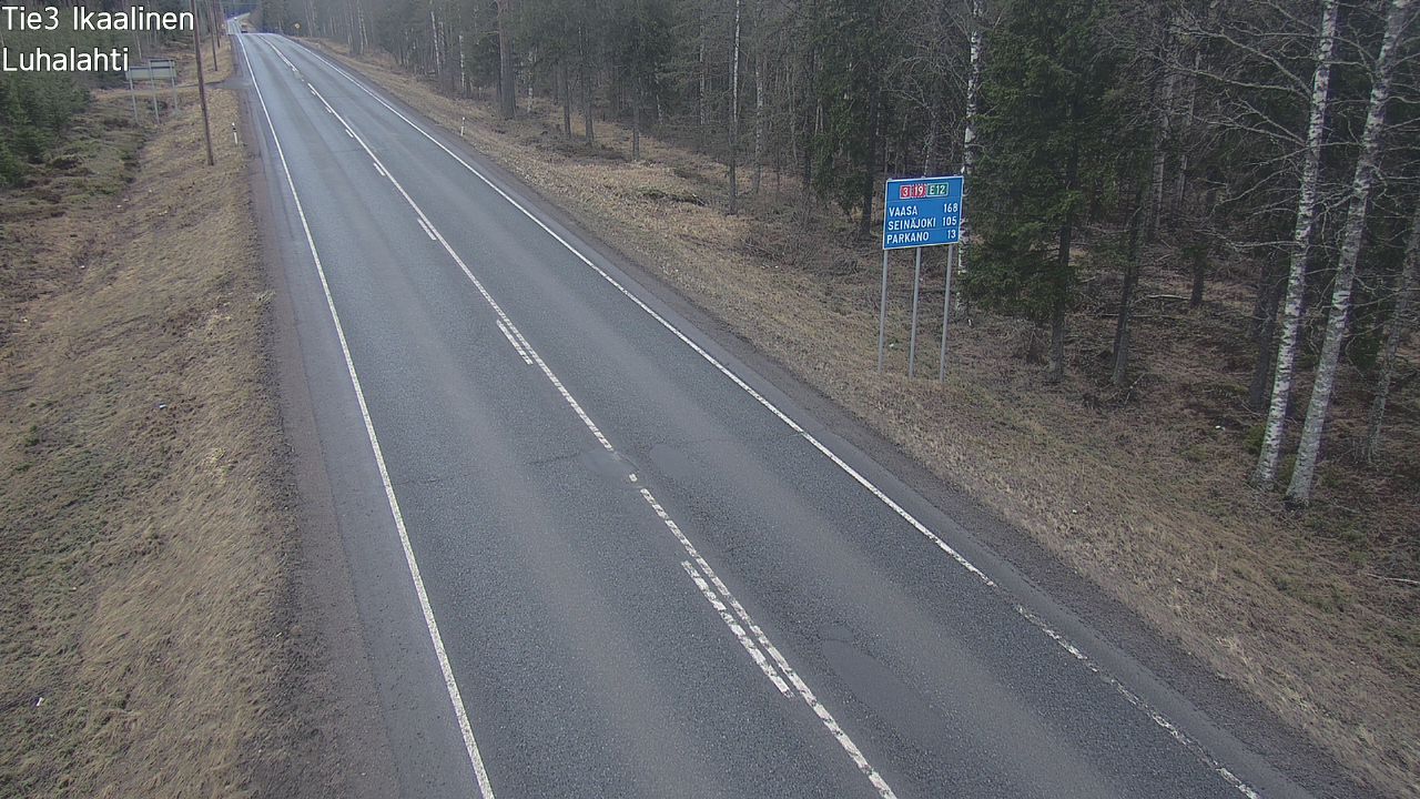 Weather Camera Image Road 3 Ikaalinen, Luhalahti, Ikaalinen, Pirkanmaa